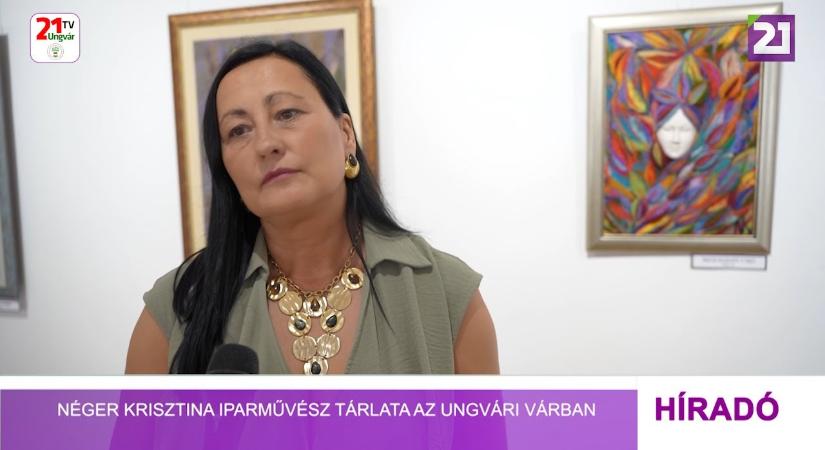 Néger Krisztina iparművész tárlata az ungvári várban (videó)
