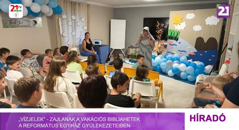 „Vízjelek” - zajlanak a vakációs bibliahetek a református egyház gyülekezeteiben (videó)