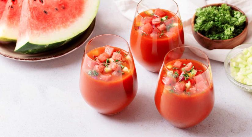 Görögdinnyés gazpacho – hűsítő spanyol leves, édes nyári csavarral