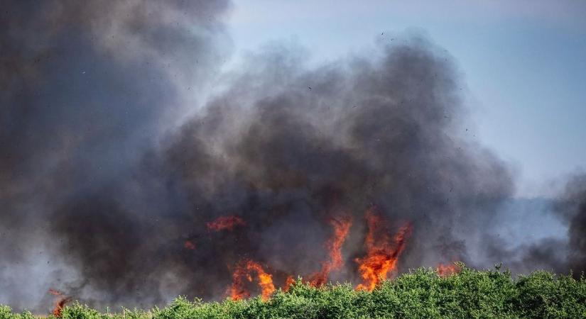 Nem kímélték Hajdú-Bihart a lángok, az aszály miatt több helyen pusztítottak a szabadtéri tüzek