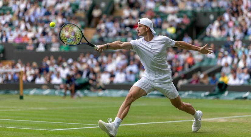 Wimbledon: Fucsovics Márton teniszező a legjobb 32 között búcsúzott