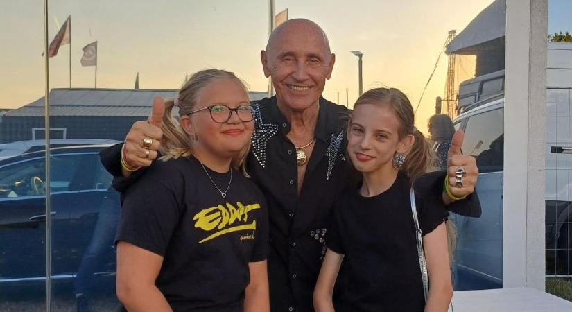 Pataky Attila a rajongóival és a rock istenével ünnepelt