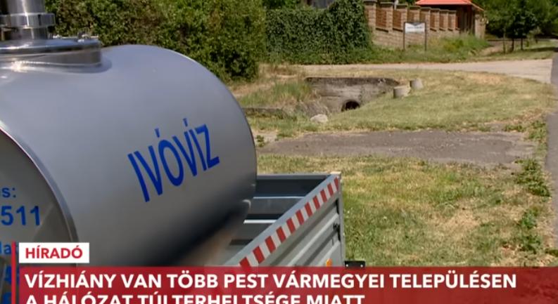 Gödöllőn esténként elfogy az ivóvíz