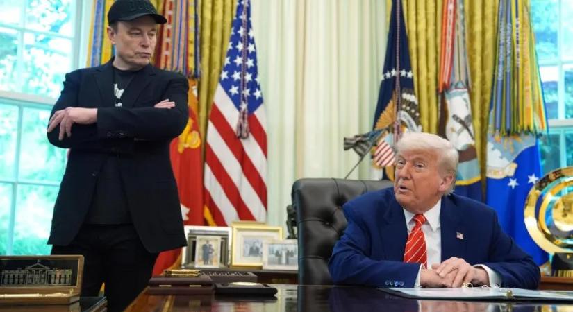 Trump és Musk csatája felforgathatja a piacokat: az elnökkel vannak a befektetők