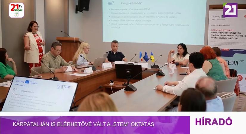 Kárpátalján is elérhetővé vált a „STEM” oktatás (videó)