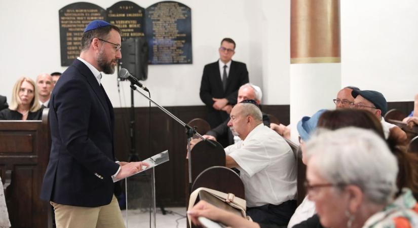 A Szombathelyről elhurcolt és a munkaszolgálatban elhunyt ártatlan zsidó polgárokra emlékeztek