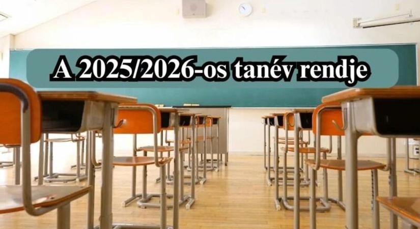 Tombol a nyári szünet, de már most mutatjuk a jövő tanév rendjét