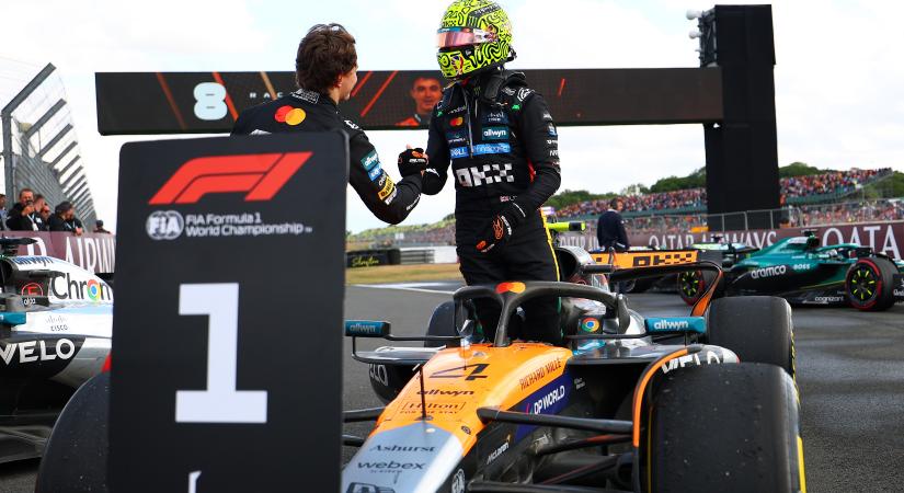 F1: Norris megsérült a győzelmi ünneplésben