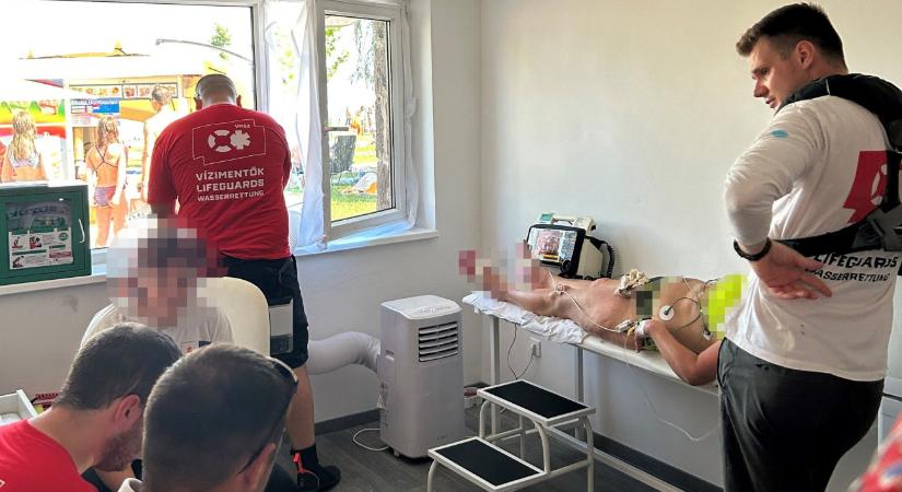 Drámai helyzetek a balatoni strandokon, a nyaralóknak is cselekedniük kellett