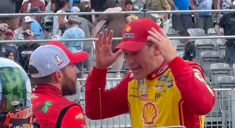 NASCAR: Logano szerint Chastain egy szemétláda, Stenhouse egy sokatmondó üzenettel reagált