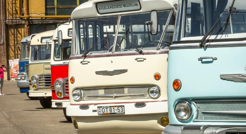 Retró buszokkal pótolták a Kék Hullám InterCity-t és a késő Fenyves expresszvonatot vasárnap Vitézy szerint – fotók