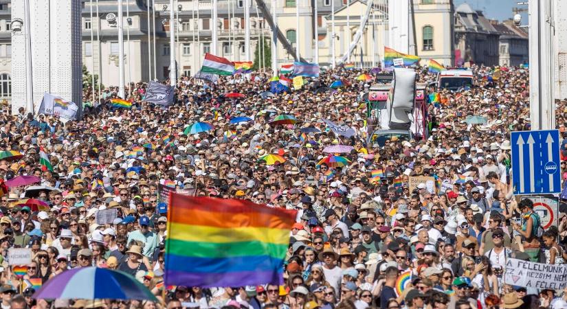 Tömegesen bírságolná a Budapest Pride résztvevőit a rendőrség, mindenkitől 80 ezer forintot hajtanának be