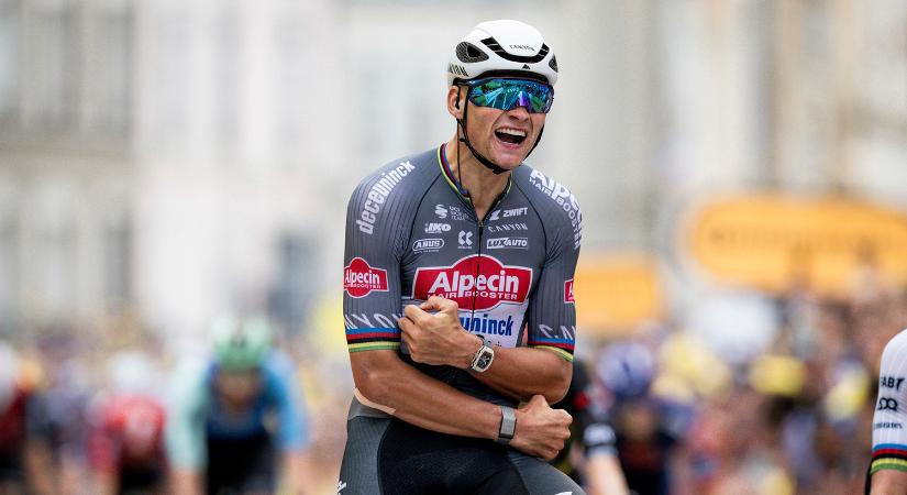 Mathieu van der Poel nyerte a 2025-ös Tour de France második szakaszát