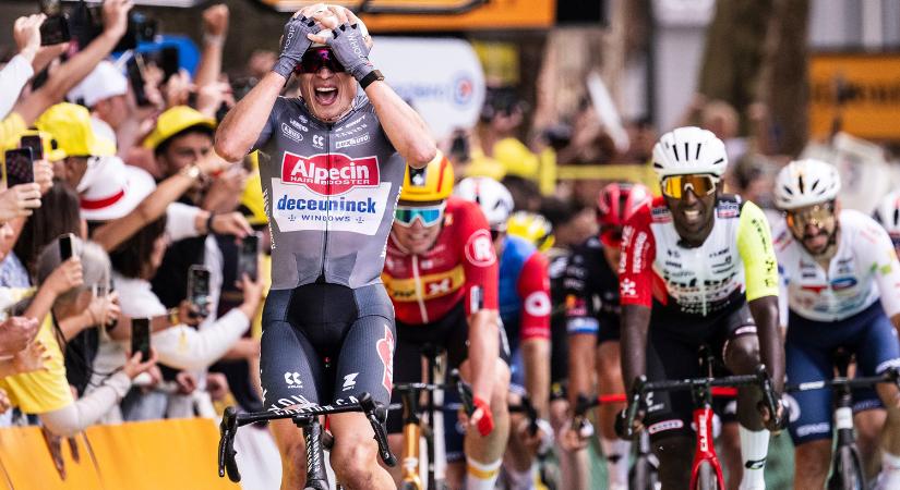 Jasper Philipsen nyerte a 2025-ös Tour de France első szakaszát