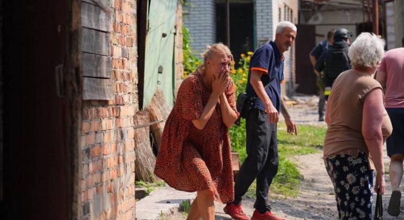 Orosz dróncsapás Harkiv és Zaporizzsja toborzóközpontjai ellen