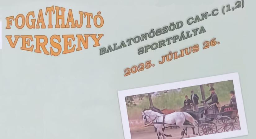 Fogathajtó verseny 2025 Balatonőszöd