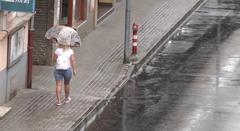 Heves viharok hoztak felfrissülést a térségben
