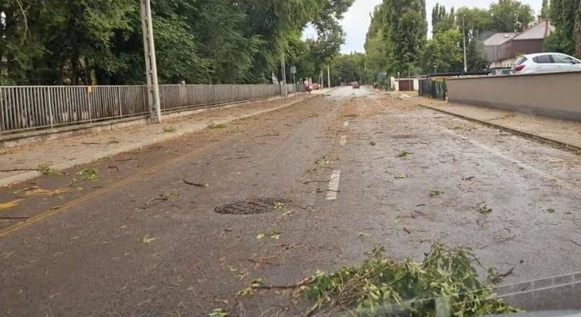 Székesfehérváron sem múlt el nyom nélkül a vihar
