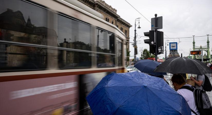 A fővárosi tömegközlekedésnek is betett a vihar