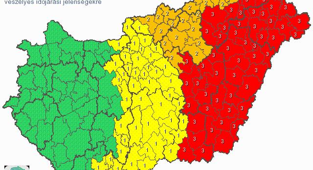 Durva vihar készülődik: kiadták a legmagasabb szintű, piros riasztást