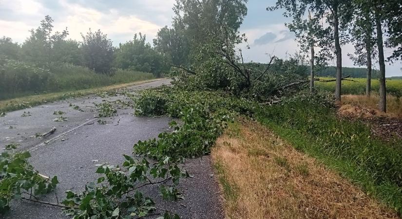 Brutális vihar csapott le Szabolcs vármegyére! (fotók, videók)