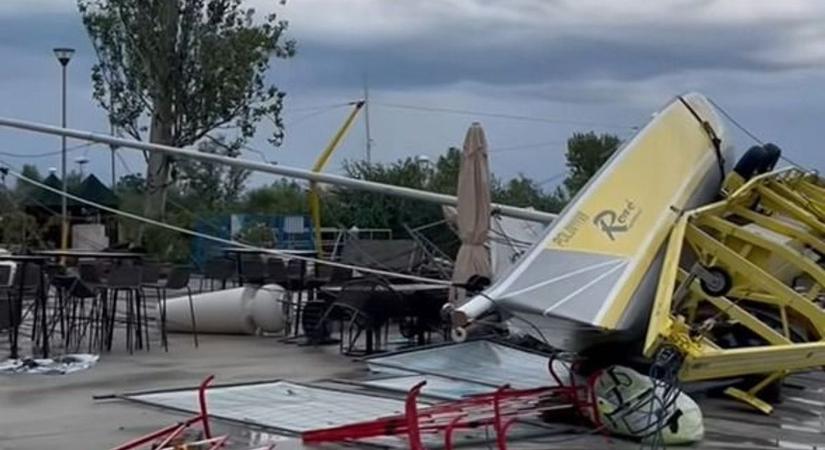 Hihetetlen, mit művelt a vihar Balatonfüreden - ezt a videót nem fogod elfelejteni egyhamar!