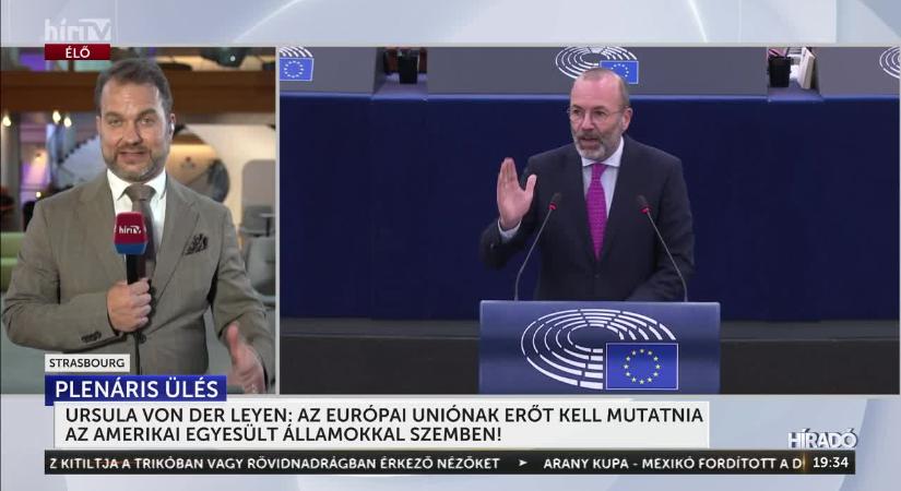 Ursula von der Leyen: Az Európai Uniónak erőt kell mutatnia az Amerikai Egyesült Államokkal szemben  videó