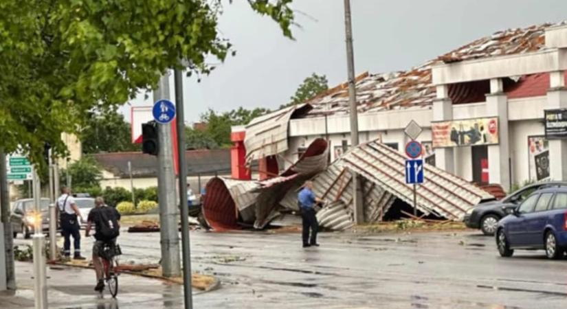 Megszenvedi a vihart Hajdú-Bihar megye, közel 700 segélyhívás érkezett a katasztrófavédelemhez