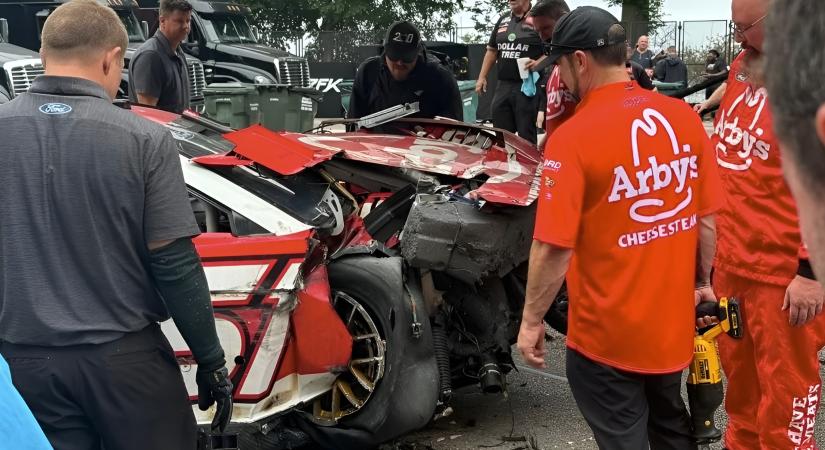 NASCAR: Ijesztő nézői videó mutatja meg, hogy milyen brutális valójában Cody Ware chicagói balesete