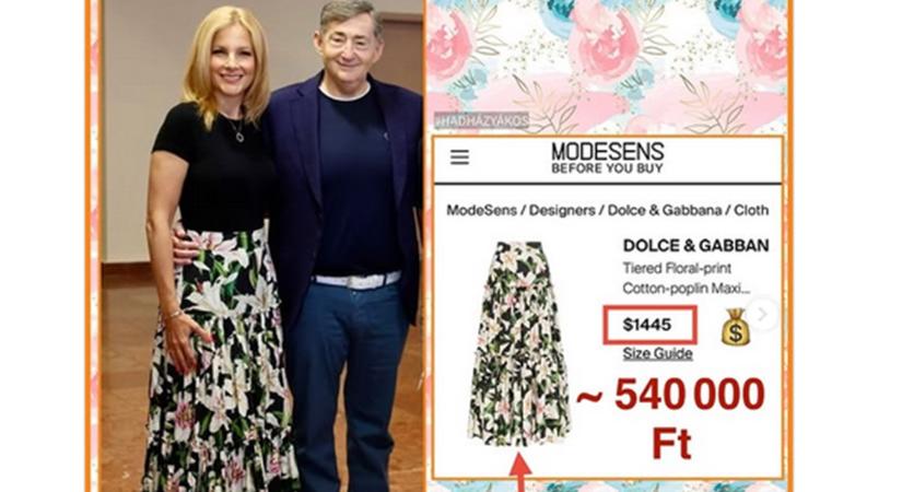 Várkonyi Andrea Dolce&Gabbana szoknyához Cartier nyakláncot húzott
