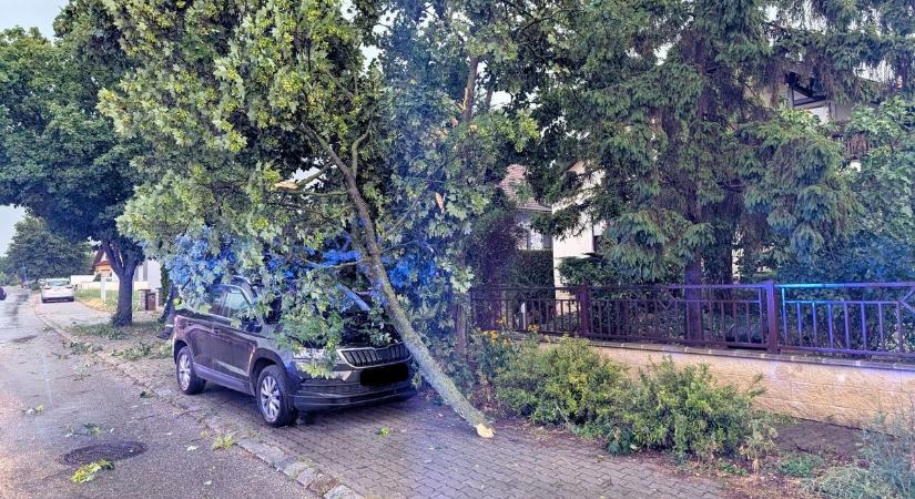 Ausztriában is tombolt a vihar