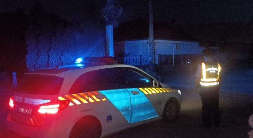 Rendőri jelenlét az áram nélkül maradt településeken