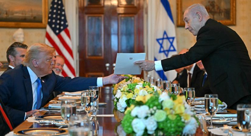 Benjamin Netanjahu Nobel-békedíjra jelölte Donald Trumpot