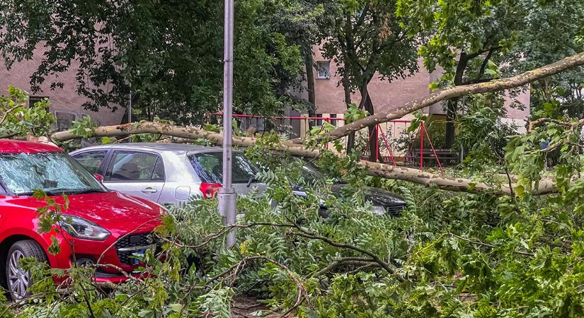 Még nem múlt el a veszély, újra lecsaphat a vihar Hajdú-Biharban is