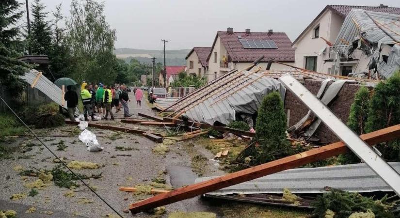 Magyarországon és Szlovákiában is komoly károkat okozott a hétfői vihar