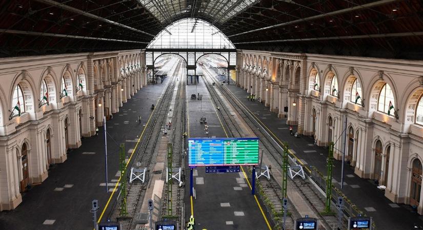 Leállt a Keleti pályaudvar