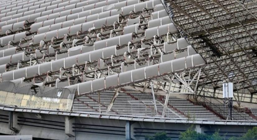 Letarolta a brutális vihar a Hajduk Split stadionját