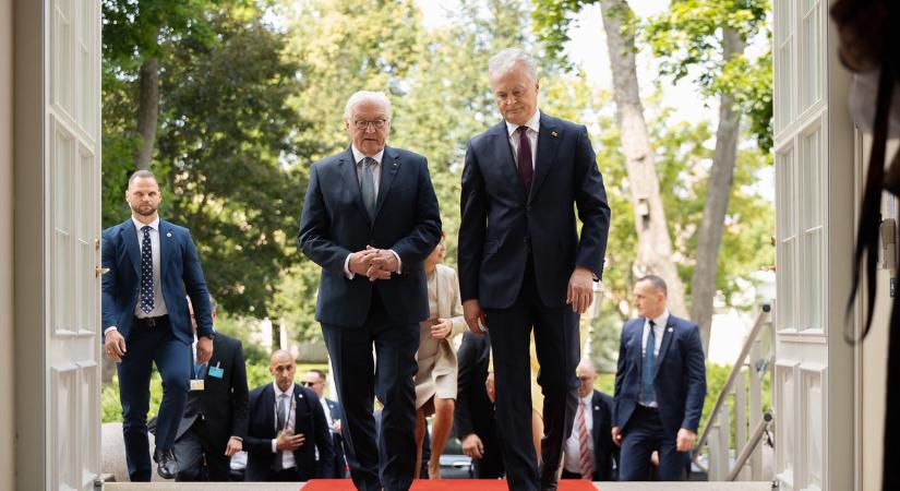 Litvánia és Németország elnöke Ukrajna támogatásáról és az Oroszországra való nyomásgyakorlásról tárgyalt