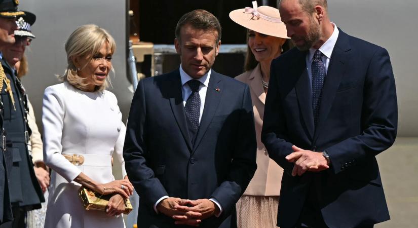 Brigitte Macron Katalin és Vilmos szeme láttára utasította vissza férje segítségét: fotók