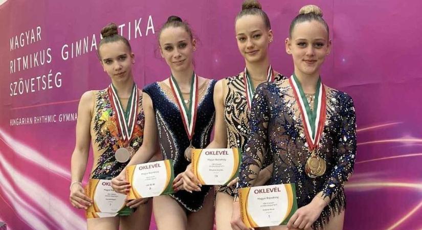 Kaposvári tornászlányok az országos élmezőnyben