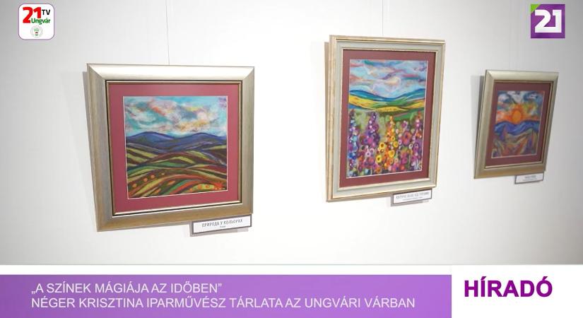 „A színek mágiája az időben” Néger Krisztina iparművész tárlata az ungvári várban (videó)