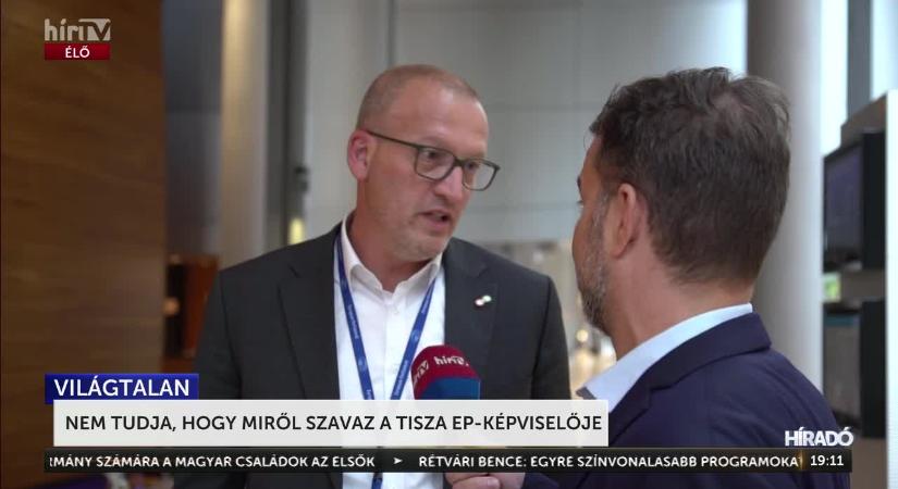 Nem tudja a Tisza EP-képviselője, hogy miről szokott szavazni  videó