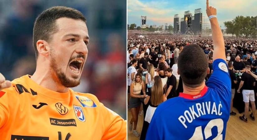 Horvát nacionalista koncerten vett részt, ezért kirúgta szerb csapata