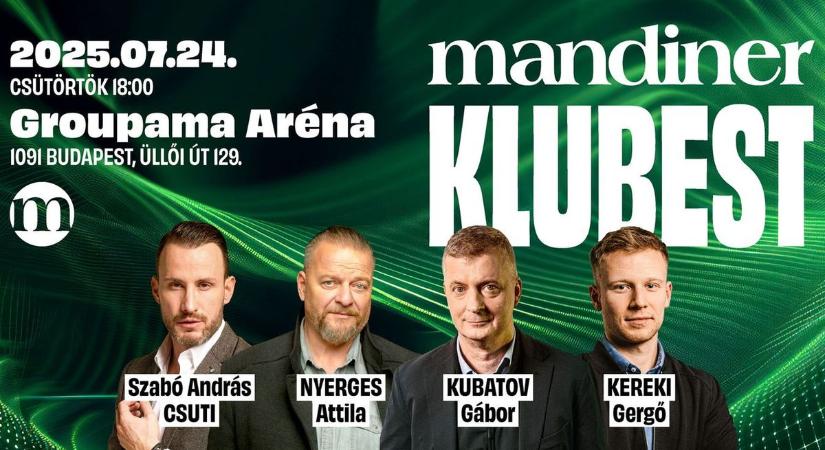 Mandiner Klubest a Groupama Arénában - zene és közélet egy estén