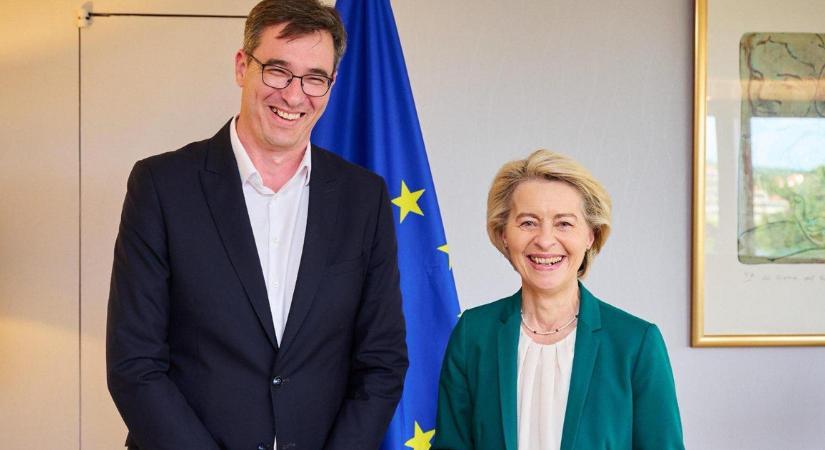 Karácsony Gergely Strasbourgban tárgyalt Ursula von der Leyennel