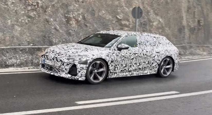 Videón az egyelőre még titkos rekorderős új Audi RS6