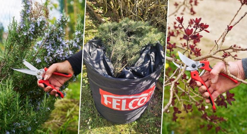 Három praktikus FELCO újdonság bukkant fel nyár közepén, szebb lesz tőlük a kertészélet