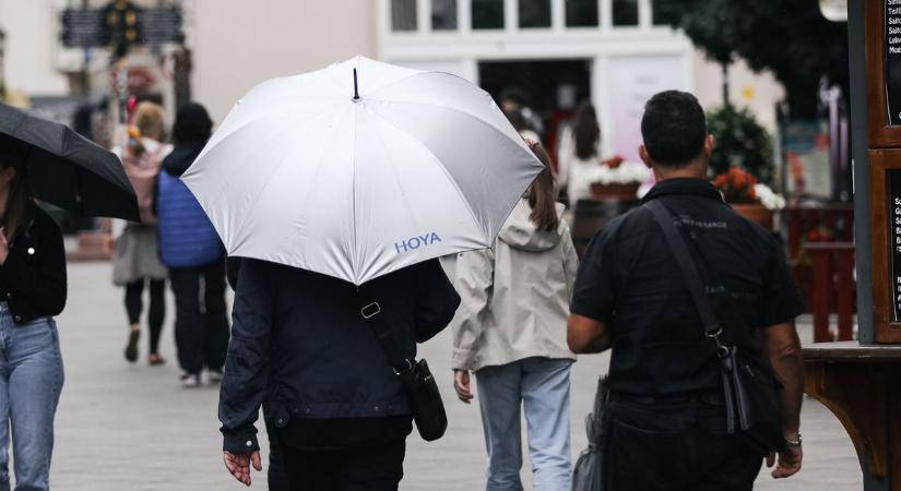 Így lett 2 nap alatt nulla esőből 30 milliméter Győr-Moson-Sopronban
