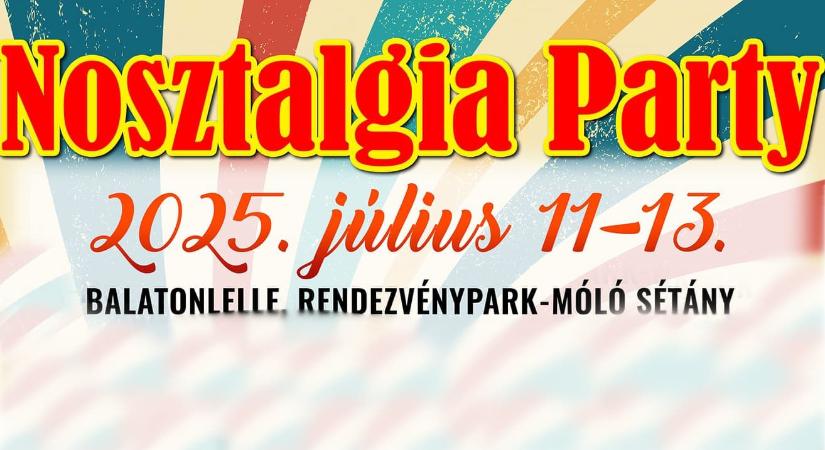 Nosztalgia party 2025 Balatonlelle