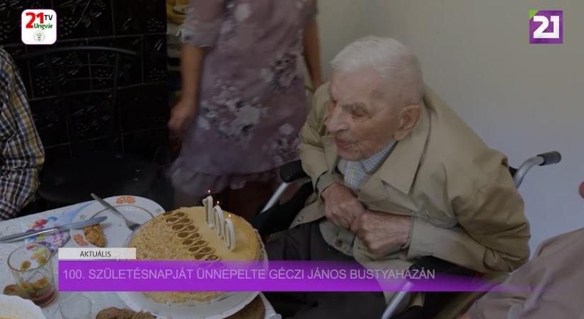 Aktuális (2025.07.09) 100. születésnapját ünnepelte Géczi János Bustyaházán (videó)
